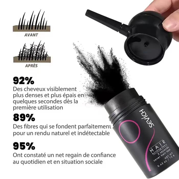 SEVICH Kit de fibres capillaires densifiantes - Applicateur pulvérisateur