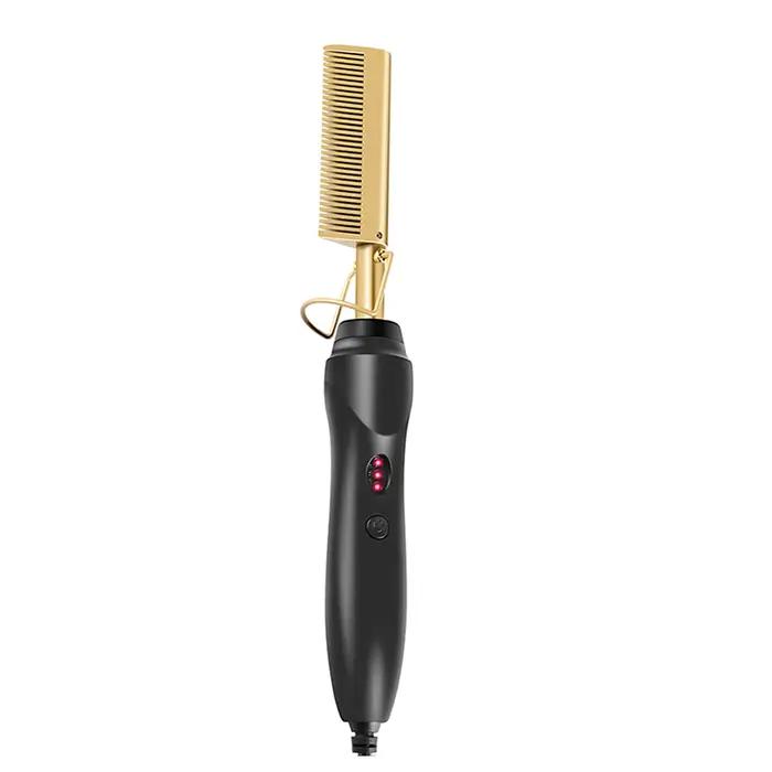 Peigne à cheveux droit portable