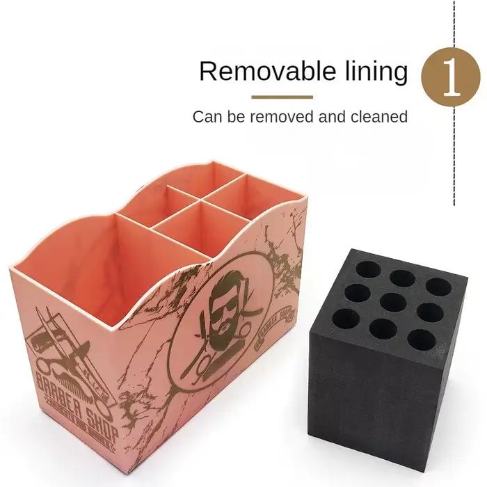 Boîte de rangement pour outils de coiffure