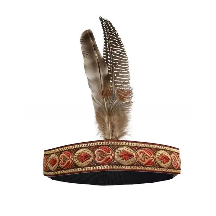 Coiffe en plumes indiennes