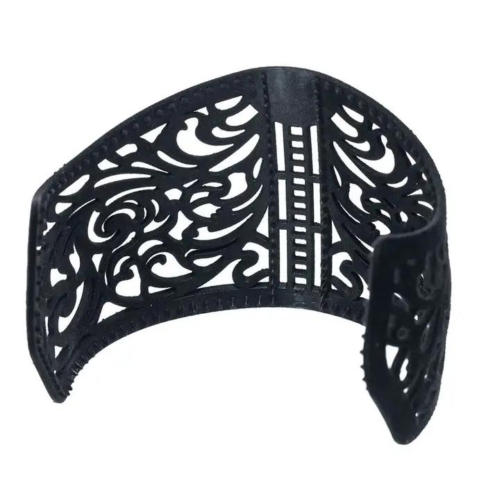 Bandeau antidérapant à dents pour fixer le foulard