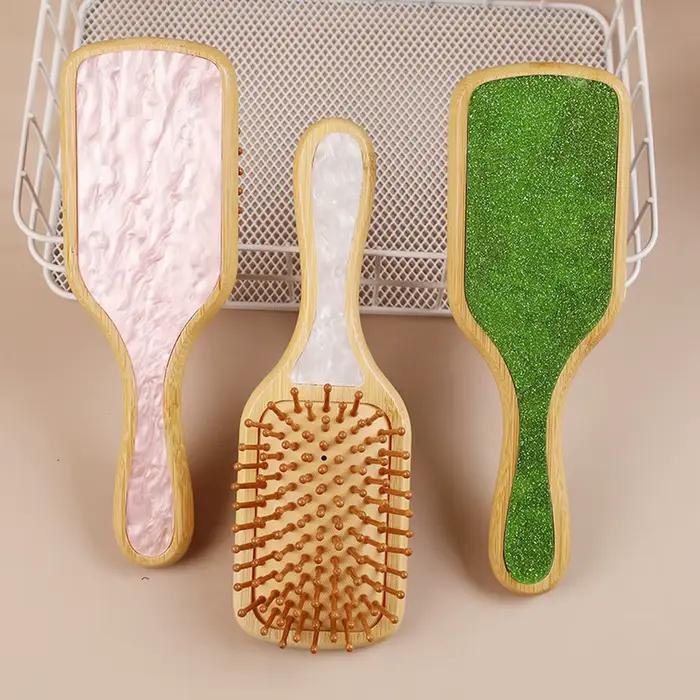 Brosse à cheveux antistatique démêlante avec coussin d'air
