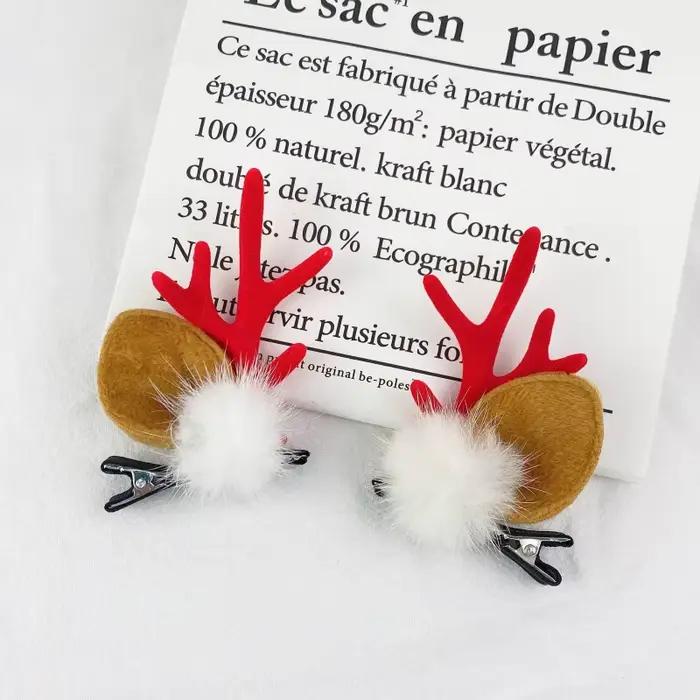Pinces à cheveux de Noël pour filles