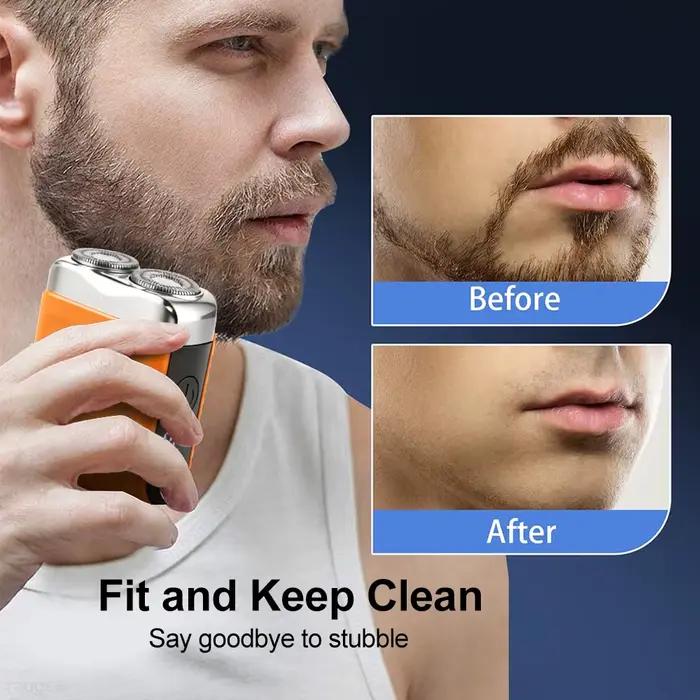 Rasoir électrique pour hommes lame à double tête