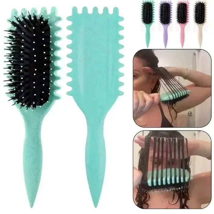 Brosse coiffante pour cheveux bouclés