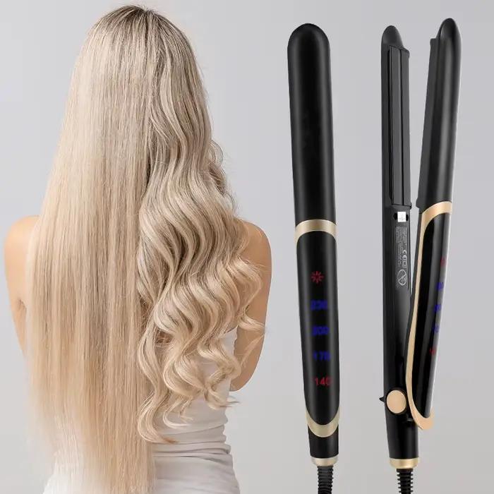 Fer à lisser les cheveux fers à ultrasons infrarouge fer