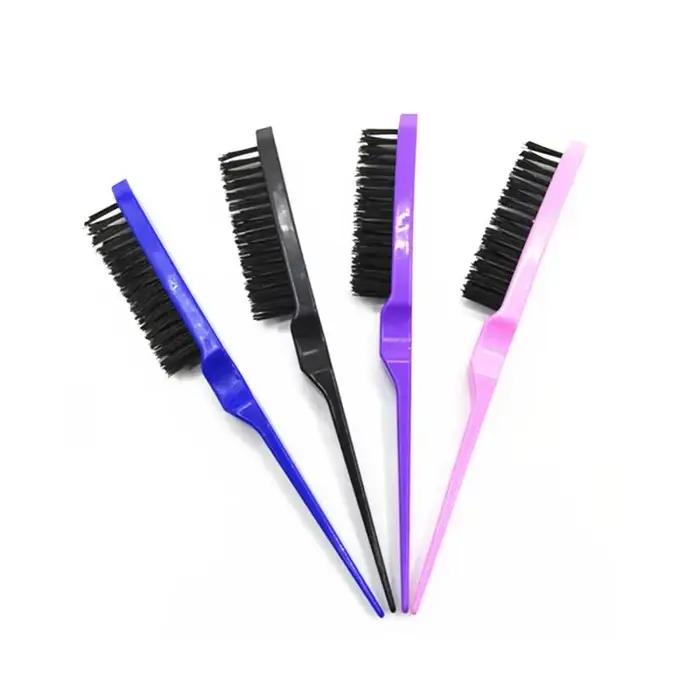 1 pièces Pro Salon brosses à cheveux peigne ligne mince taquin dos peignage brosse