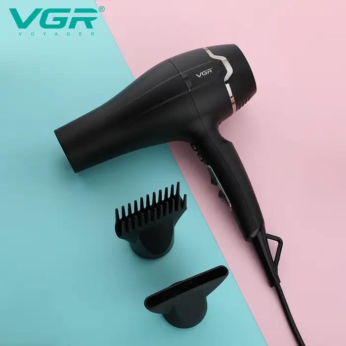 VGR professionnel multi-engrenages réglable sèche-cheveux salon de coiffure ménage haute puissance buse d'air distribué