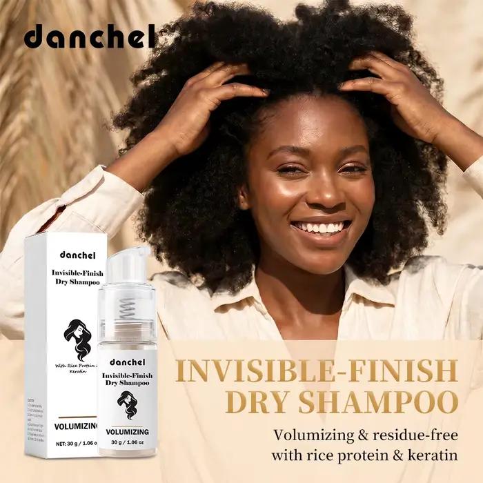 Poudre de shampoing sec instantanée absorbant l'excès de sébum
