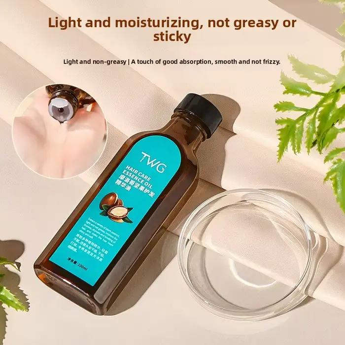 Soins capillaires, huile d'argan