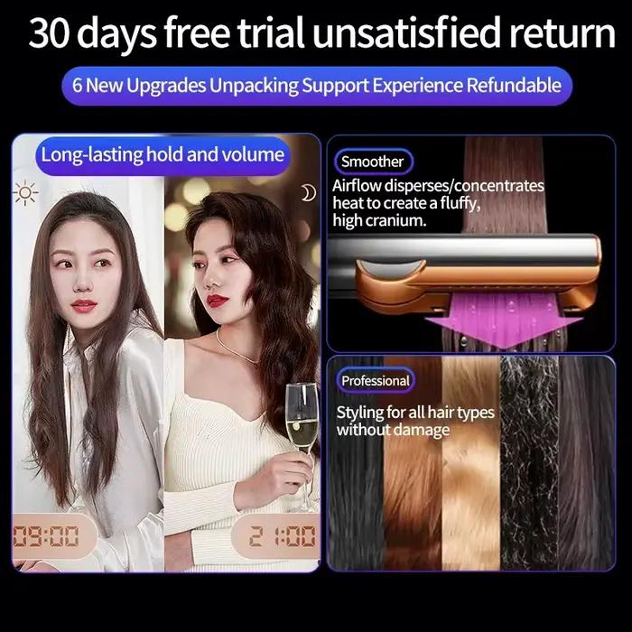 Lisseur de cheveux professionnel 2 en 1