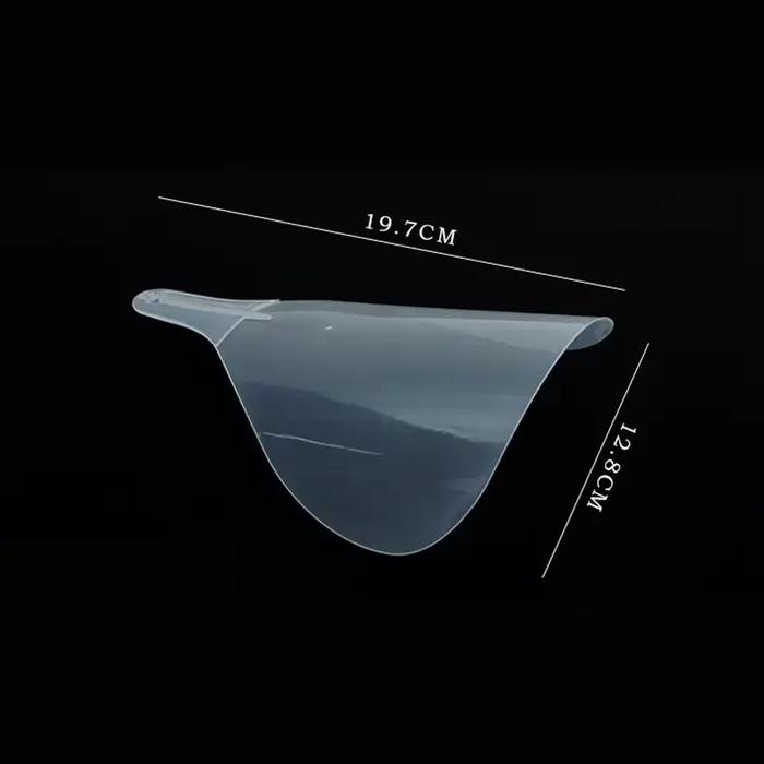 Bouclier facial en plastique transparent pour barbier