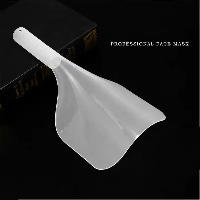 Bouclier facial en plastique transparent pour barbier