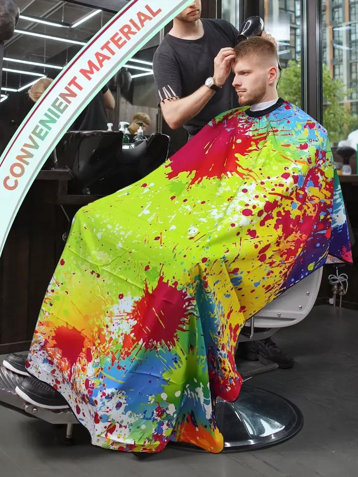 Cape de coupe de cheveux professionnelle-tablier de coiffure imperméable et antistatique
