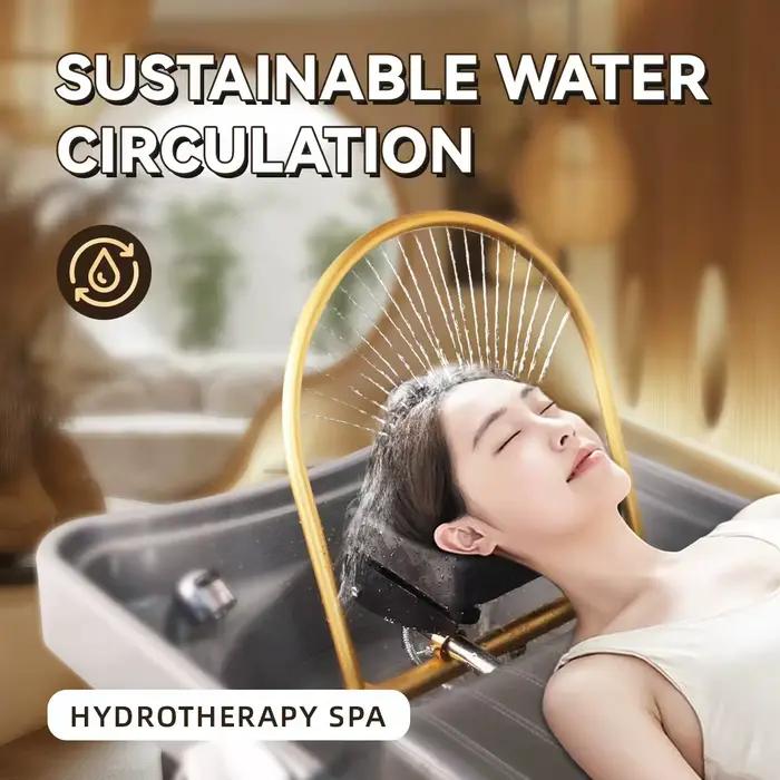 Équipement de circulation d'eau pour spa capillaire avec oreiller