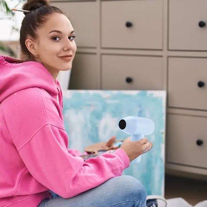 Sèche-cheveux sans fil portable rechargeable léger à séchage rapide pour la salle de classe et les voyages