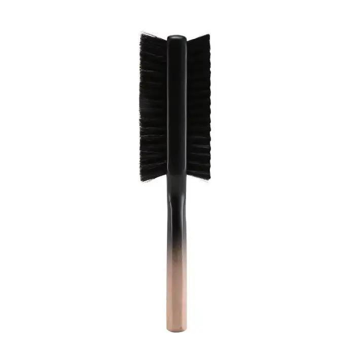 JRL Vintage barbier pommade brosse à cheveux pour hommes avec manche en bois barbe Double face poils de sanglier purs