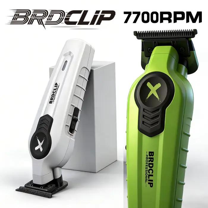 Tondeuse à cheveux professionnelle sans fil Salon BRDCLIP Classic Trimmer avec lames à coupe zéro