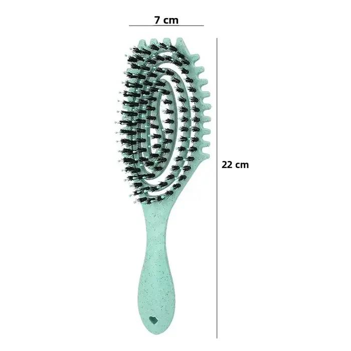 Brosse à cheveux démêlante en poils de sanglier