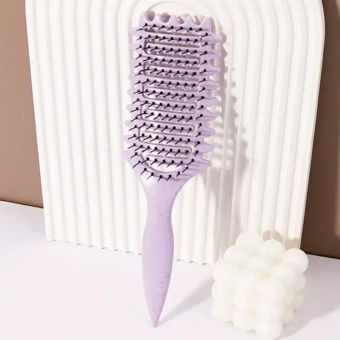 Brosse coiffante pour boucles - Peigne de massage creux