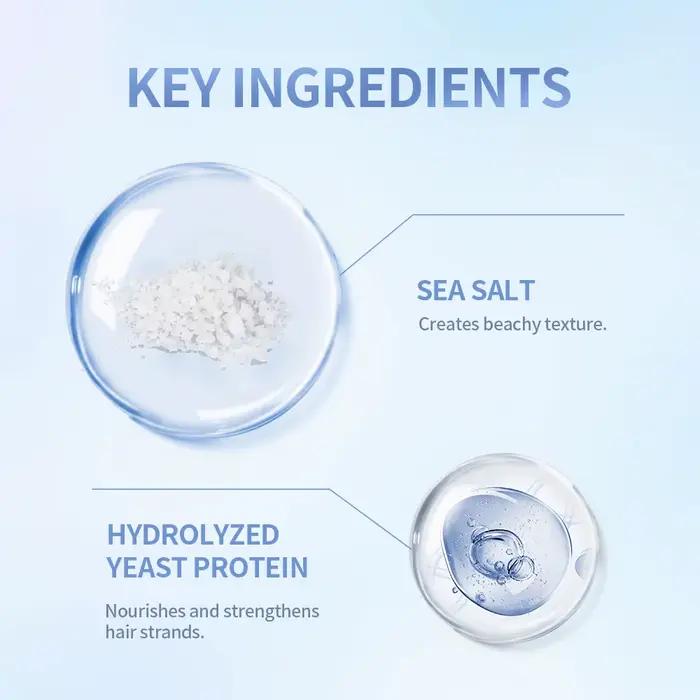 Spray de sel de mer pour cheveux