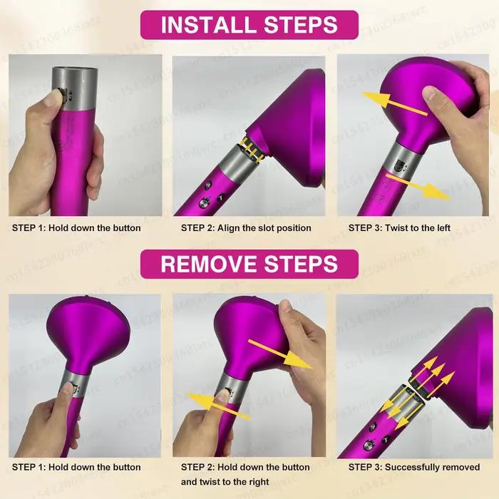 Buse de coiffure pour Dyson Airwrap HS01 HS05 Sencicimen X9