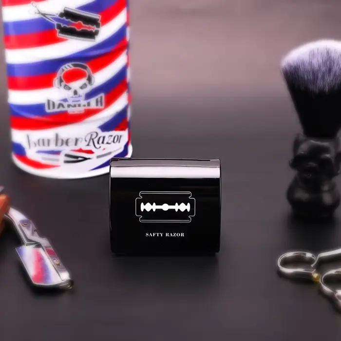 Boîte de rangement pour objets tranchants de barbier