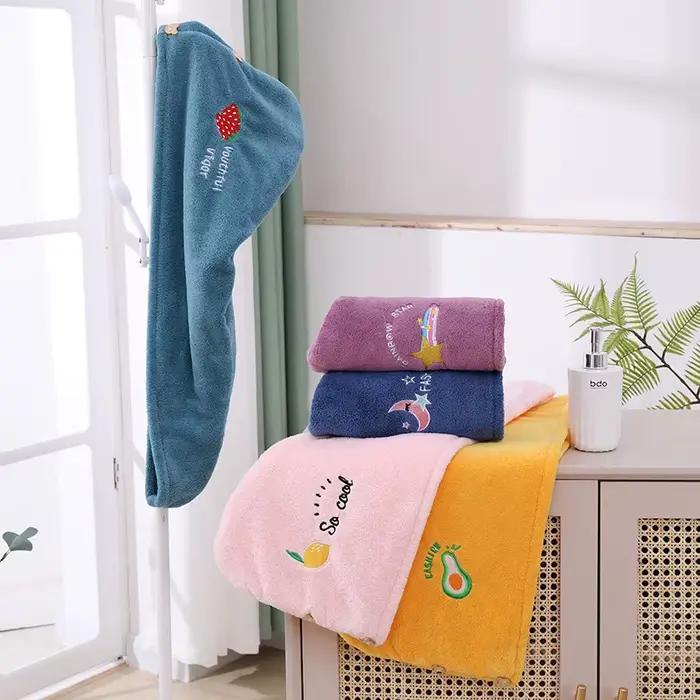 Serviette de Cheveux Sèche en Microcarence pour Femme