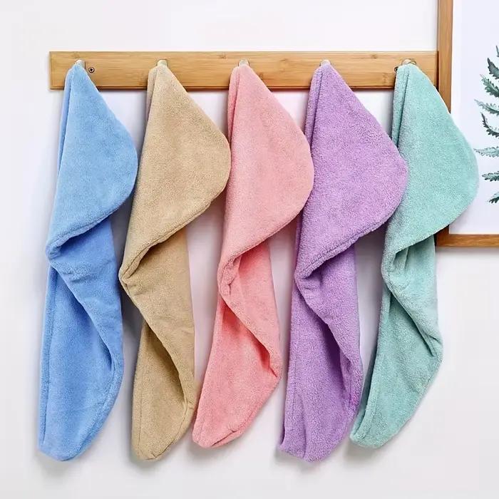 Serviette à cheveux longs à séchage rapide pour femme