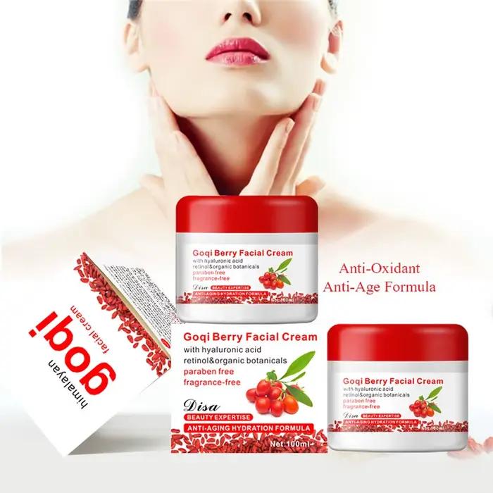 Crèmes pour le visage 100ml Goji Essence hydratante Goqi baies soins de la peau Matrimonie chinoise vigne soin du tibia