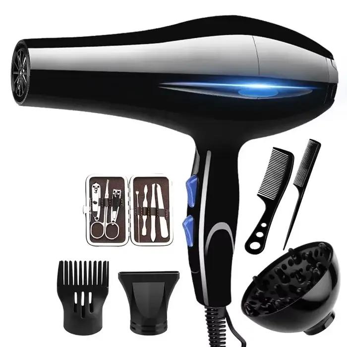 Sèche-cheveux 2200W professionnel puissant