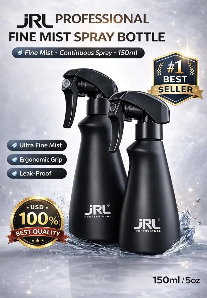 Bouteille pulvérisatrice professionnelle JRL pour barbier