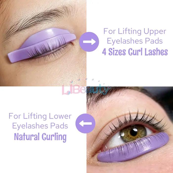 Libeauty 7 Paris tampon de protection de levage de cils réutilisable fer à friser les cils accessoires de recourbe-cils en Silicone applicateur outil de maquillage