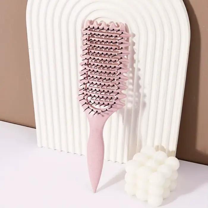 Brosse coiffante pour boucles - peigne de massage creux