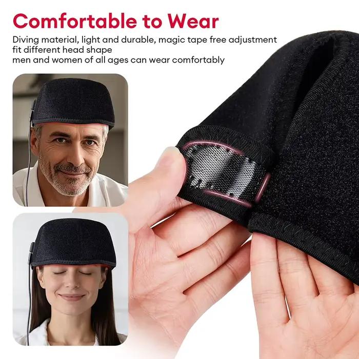 Casque de traitement de la perte de cheveux à lumière rouge infrarouge 650nm+850nm