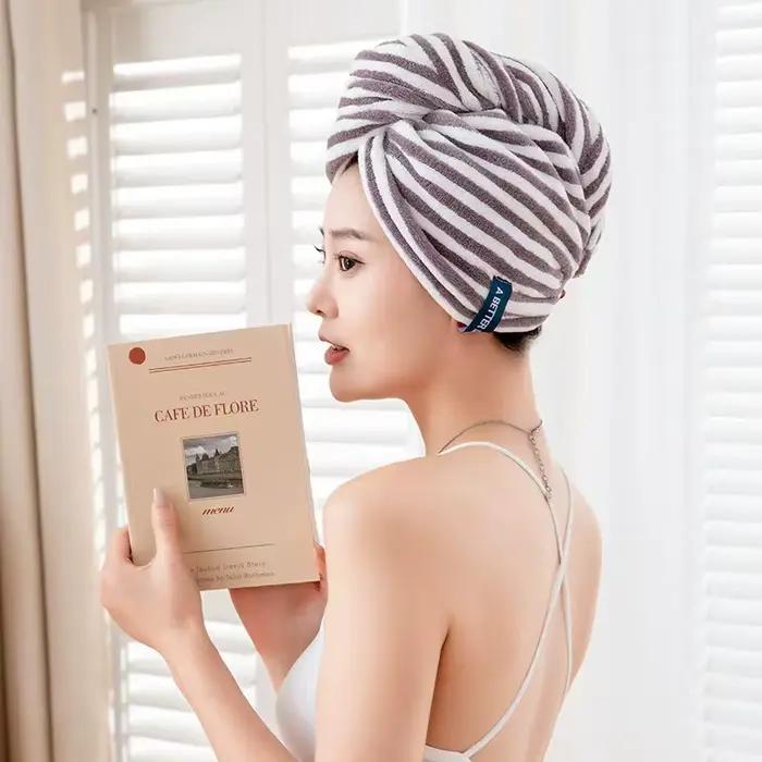 Serviette à séchage rapide pour cheveux