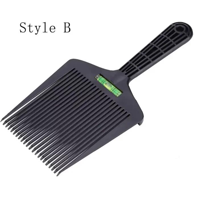 Peigne de coupe de cheveux plat pour hommes guide supérieur tondeuse outil de coiffure salon