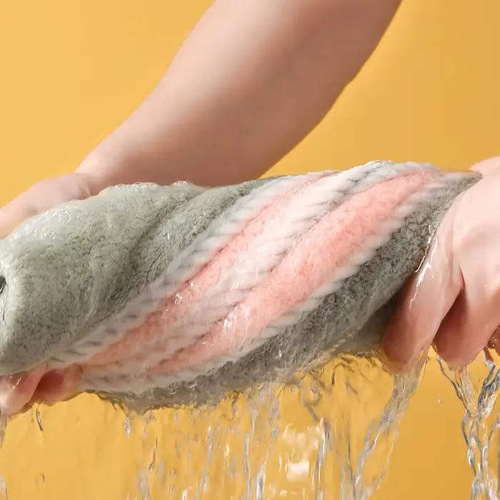 Serviette pour cheveux secs Double épaisseur