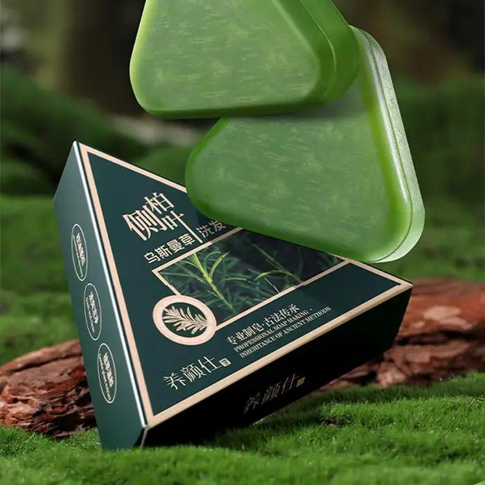 Usman herbe & Platycladus shampooing à base de plantes savon naturel perte de cheveux traiter renforce les racines