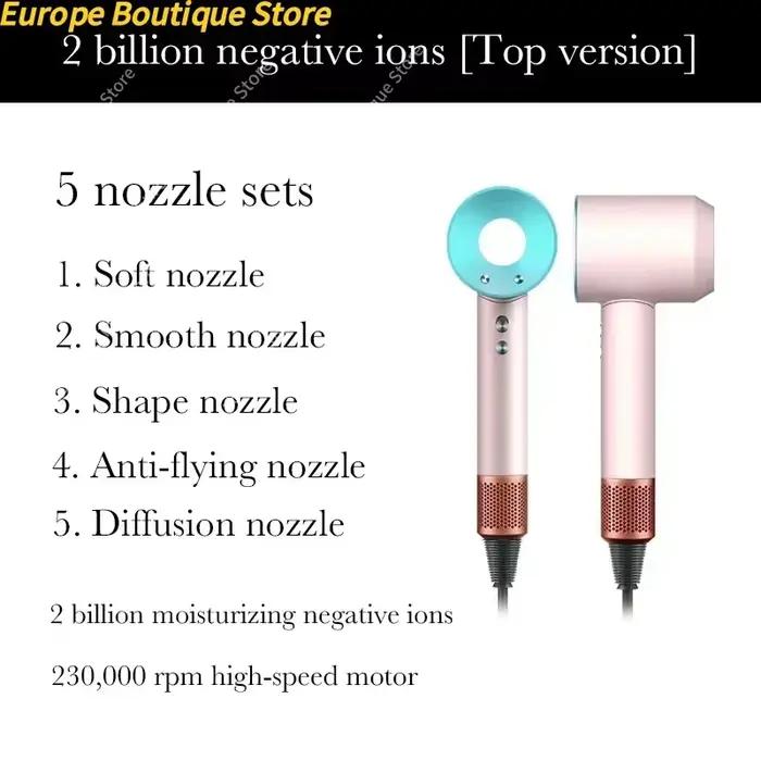 Nouveau Sèche-cheveux Super Puissant 220V Sans Pales
