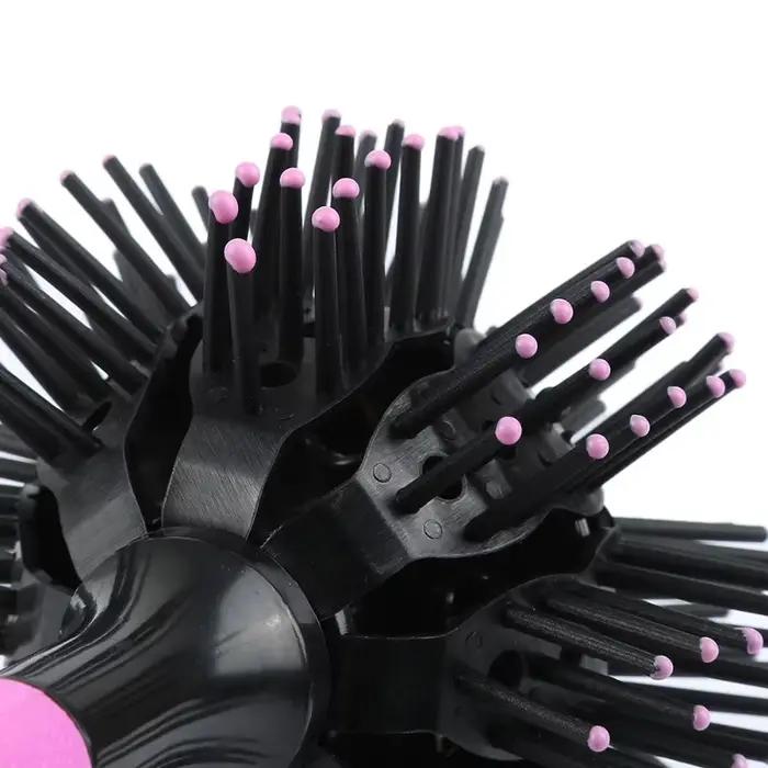 360 ° Brosses à cheveux rondes peigne 3D brosse