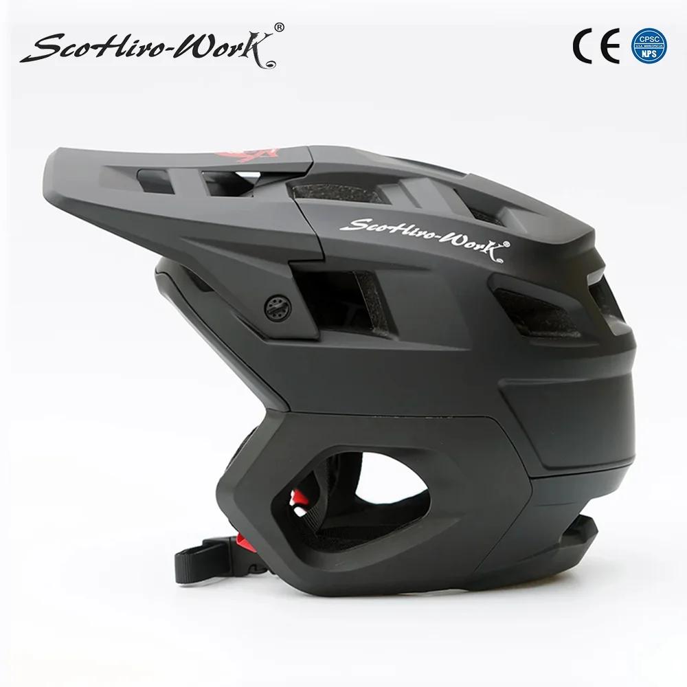 Nouveau casque de vélo 3/4 vtt demi-visage casque de VTT Protection des oreilles Sports de plein air équipement de course de cyclisme tout-terrain