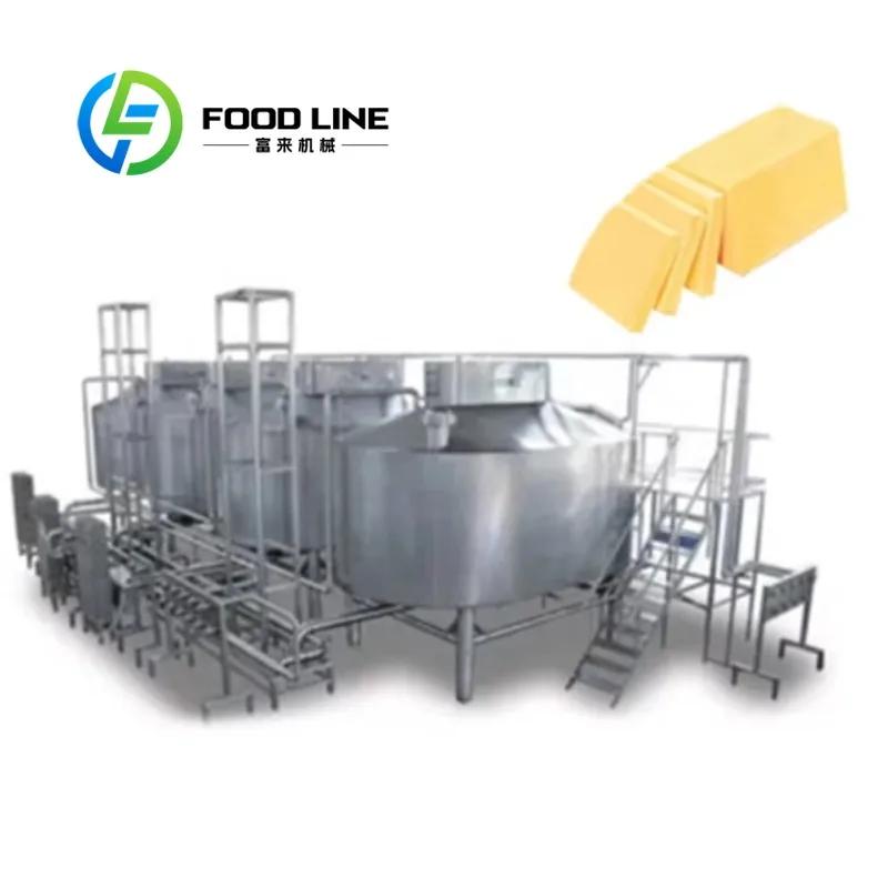 Ligne de production de fromage d'équipement de fabrication de fromage de haute qualité industrielle personnalisée