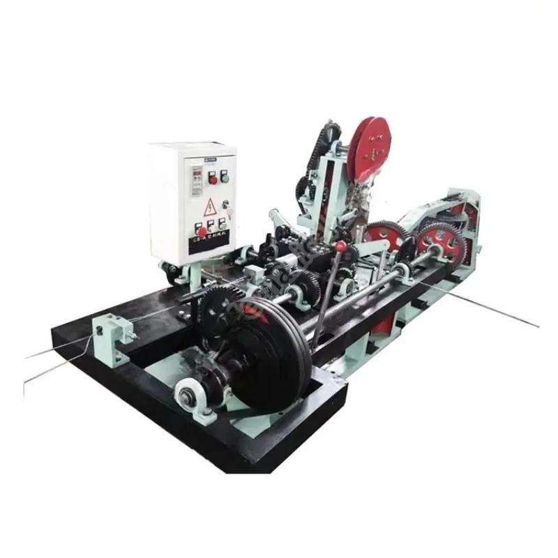 Machine automatique de fabrication de fil barbelé en acier sur mesure, machine à clôtures à barbelés, machine à fil barbelé Cs-a