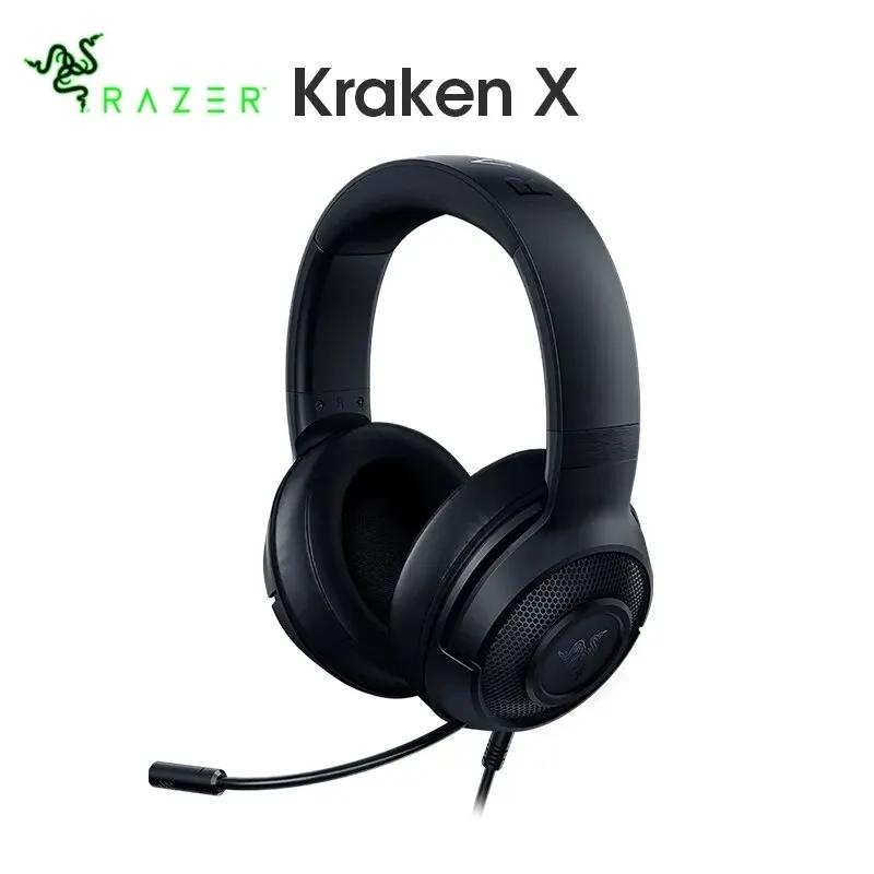 Razer Kraken X Essential Casque De Jeu 7.1 Son Surround Casque Microphone Cardioïde Pondable 40mm Unité Pilote Casque