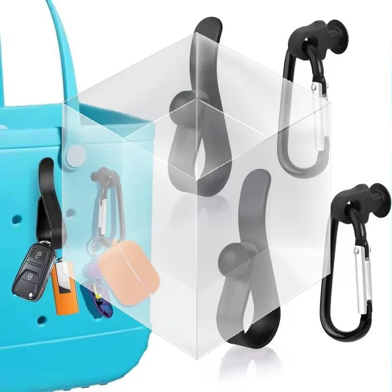 Kit d'accessoires pour sac de plage 3 pièces, crochet portable, mousqueton porte-clés et porte-gobelet