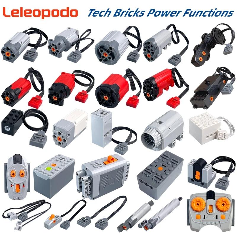 MOC Power Functions Version améliorée M L XL Servo moteur rouge partie technique bloc de construction jouet accessoires compatibles avec la marque